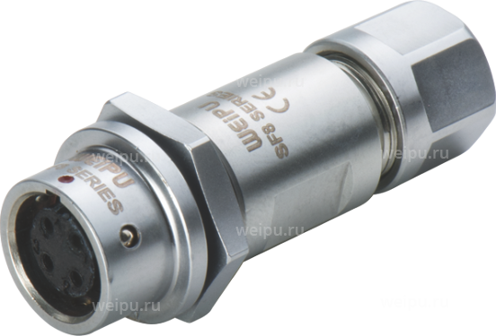 Фото SF811B/S2II Розетка межкабельная Weipu