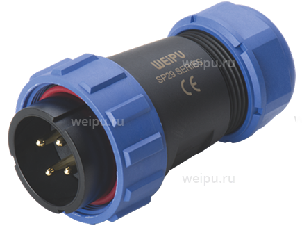 Фото SP2910/P19I3N Вилка кабельная Weipu
