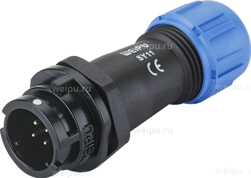 Фото SY1111/P5C Вилка межкабельная Weipu