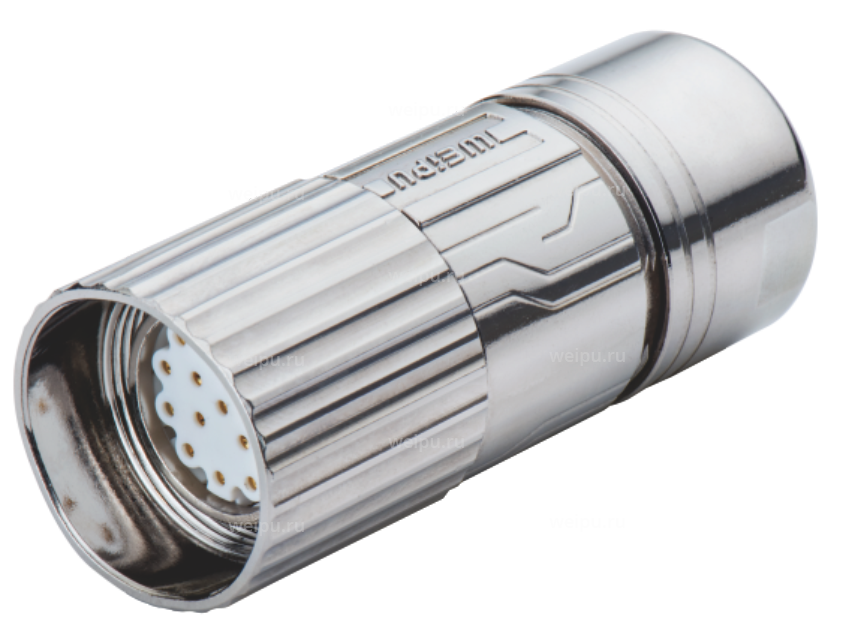Фото M23XSK19TKIII розетка кабельная экран. Weipu