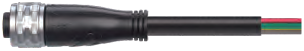Фото M12K05AT-C-5PVC-22A-BK Кабельная сборка Weipu