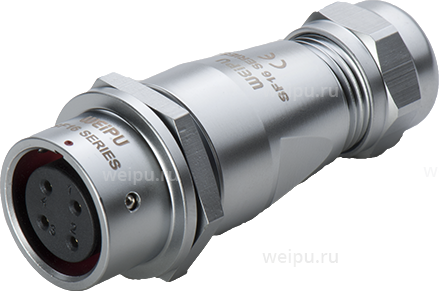 Фото SF1611/S4BII1 Розетка межкабельная Weipu