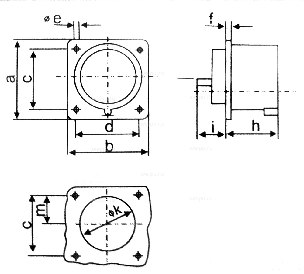 Размеры TYP531