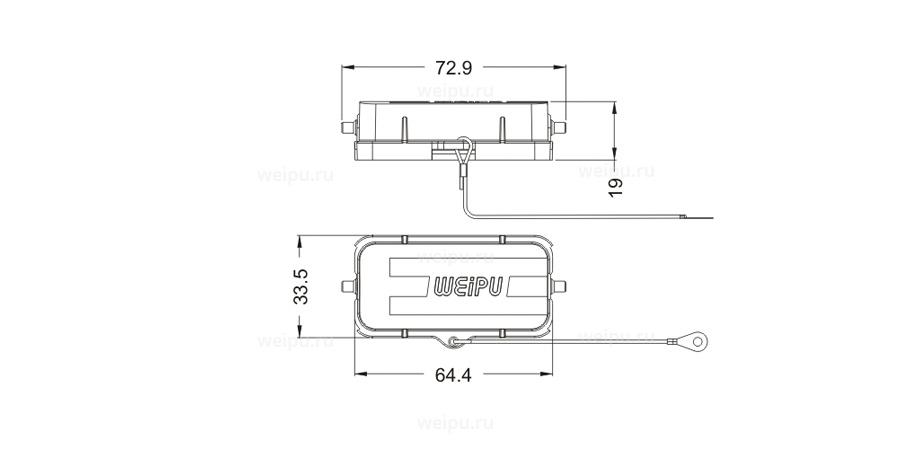 Размеры HA10A-MCV-2B/1S