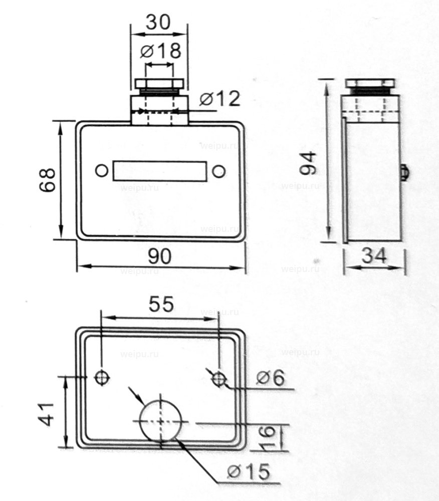 Размеры TYP6005