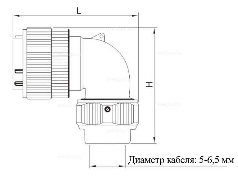 Размеры WF16J10TU1