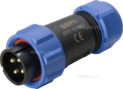 Фото SP2110/P12II1 Вилка кабельная Weipu