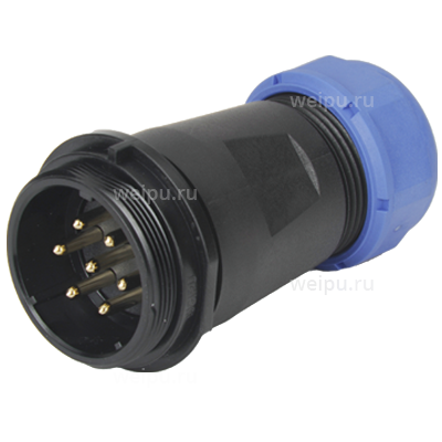 Фото SP2911/P4II3C Вилка межкабельная Weipu