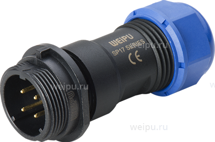 Фото SP1711/P33C Вилка межкабельная Weipu