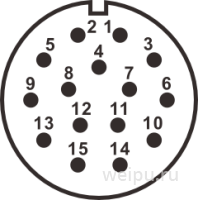 Схема контактов SF2011S/P15II-1