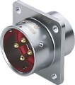 Фото SF2013/P71 Вилка на панель с кв. фланцем Weipu