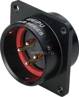 Фото SA2813/P35B1 Вилка на панель с кв. фланцем Weipu