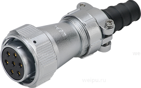 Фото WY48J5ZI-I1 Вилка межкабельная Weipu