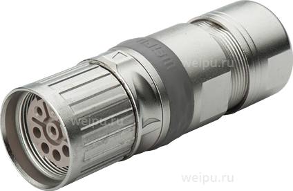 Фото M23DK8TKSIIIBK Розетка кабельная экран. Weipu